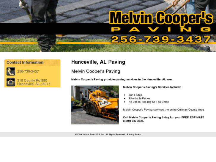 www.melvincooperspaving.com