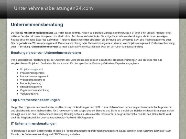 www.unternehmensberatungen24.com