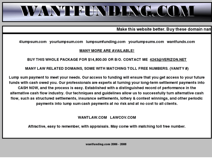 www.wantfunding.com