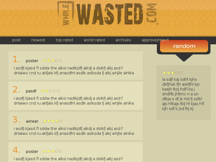 www.whilewasted.com