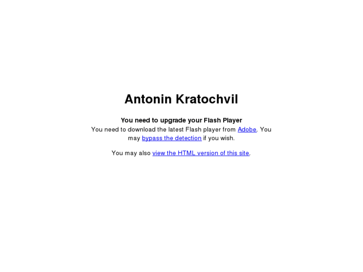 www.antoninkratochvil.com
