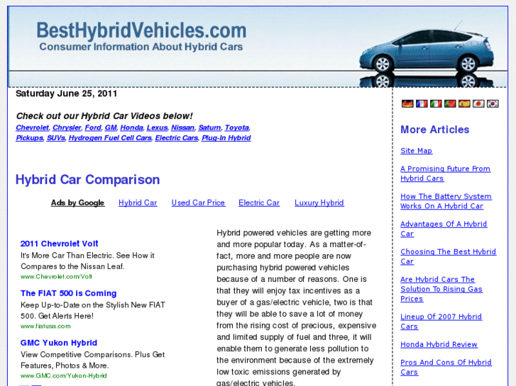 www.besthybridvehicles.com