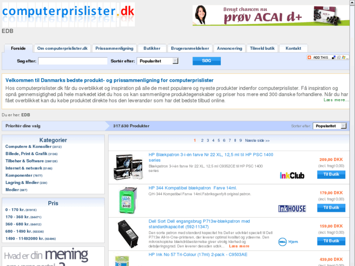 www.computerprislister.dk
