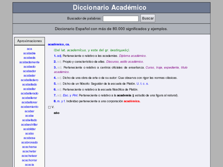 www.diccionarioacademico.com