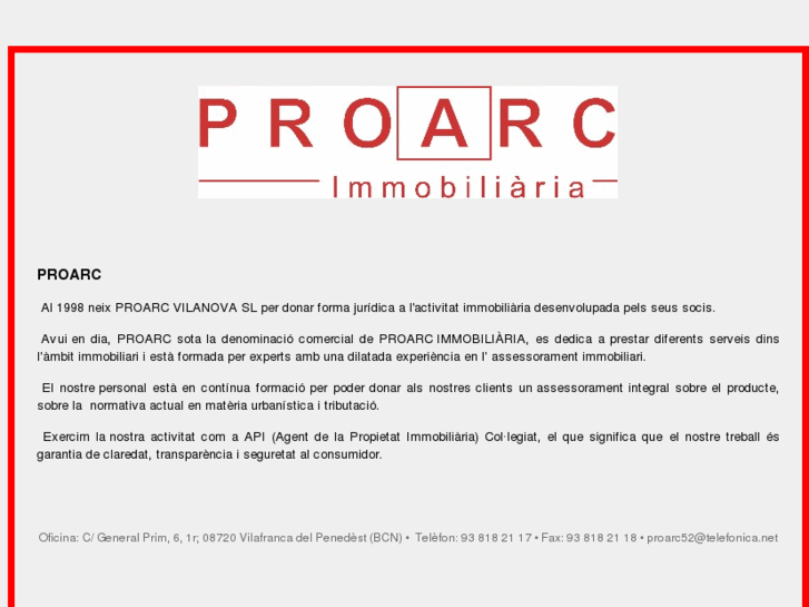 www.finquesproarc.es