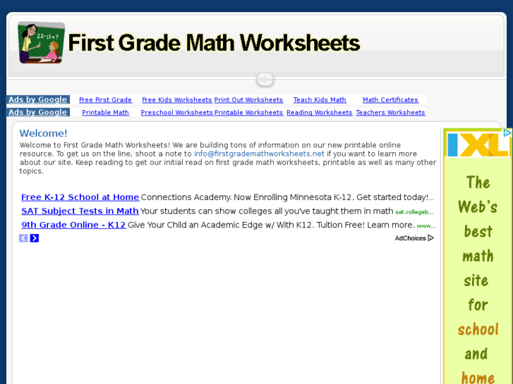 www.firstgrademathworksheets.net