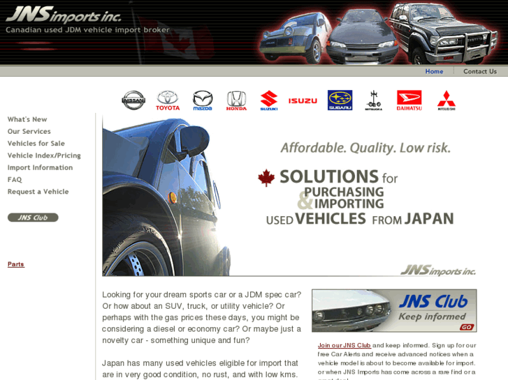 www.jns-imports.com