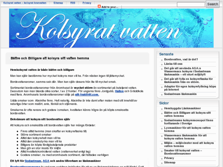 www.kolsyratvatten.com