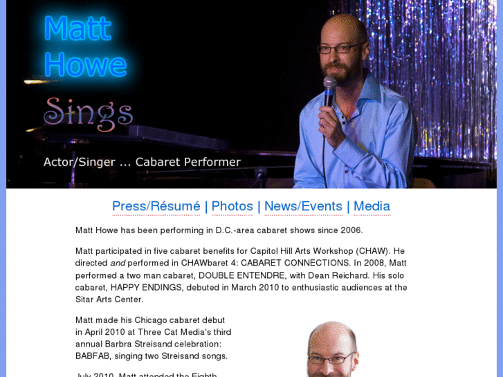 www.matthowesings.com