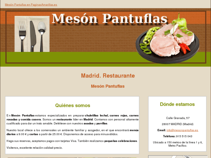 www.mesonpantuflas.es