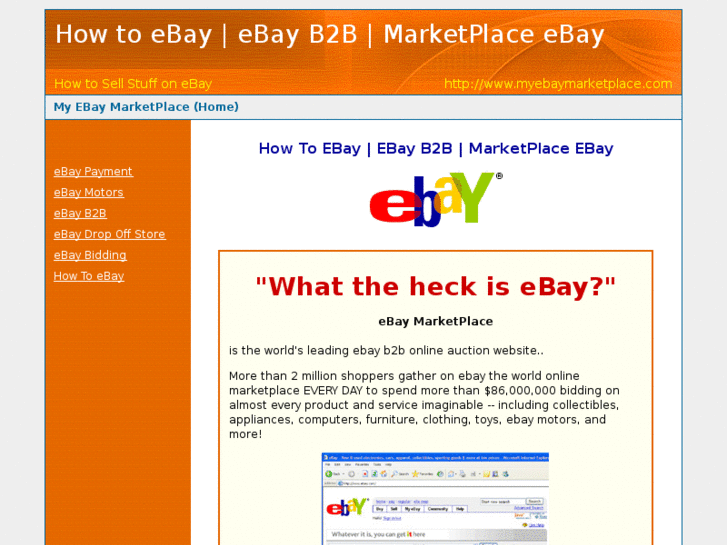 www.myebaymarketplace.com