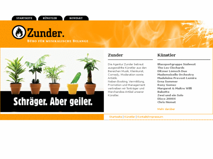 www.zunder-artists.com