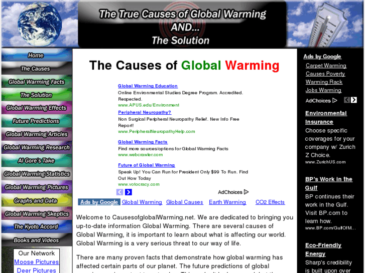 www.causesofglobalwarming.net