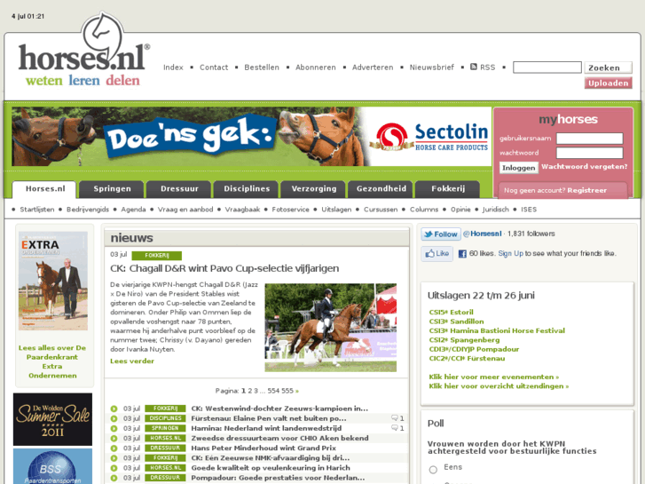 www.horses.nl