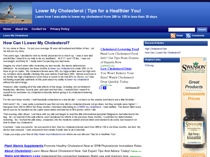 www.lower-mycholesterol.com