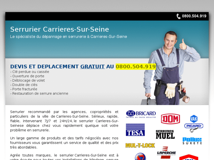 www.serrureriecarrieressurseine.com