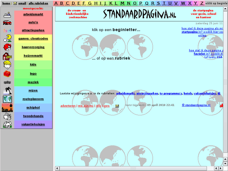 www.standaardpagina.nl