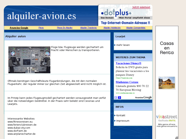 www.alquiler-avion.es