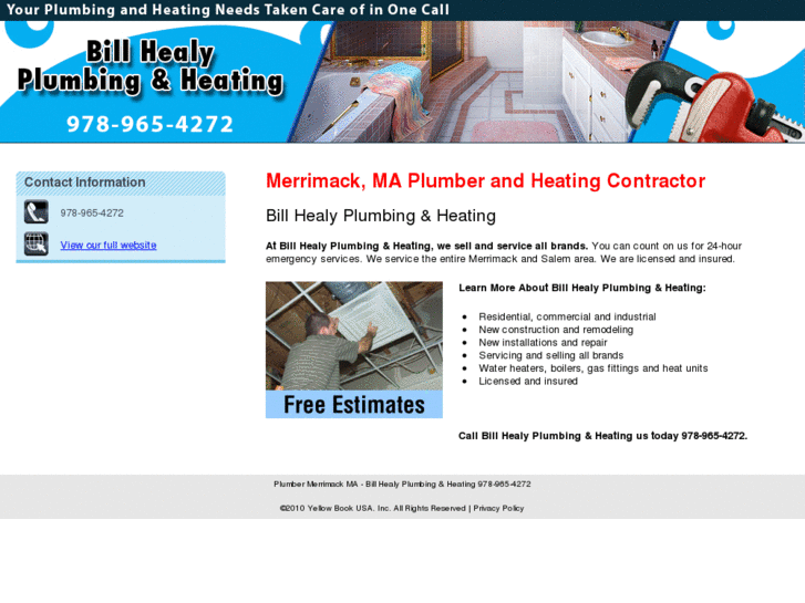 www.billhealyplumbing.net