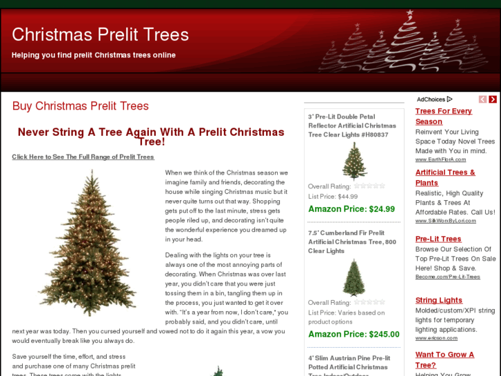 www.christmasprelittrees.com