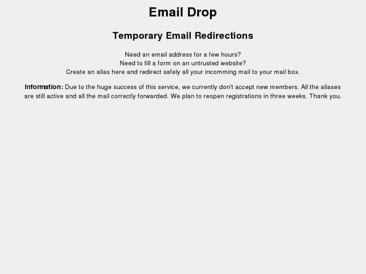 www.emaildrop.info