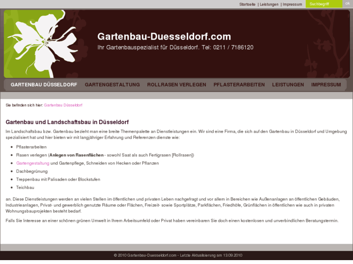 www.gartenbau-duesseldorf.com