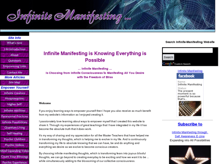 www.infinite-manifesting.org