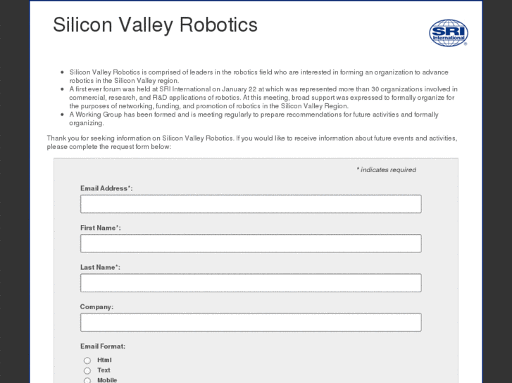 www.siliconvalleyroboticsforum.com