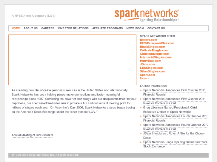 www.sparknetworksplc.com