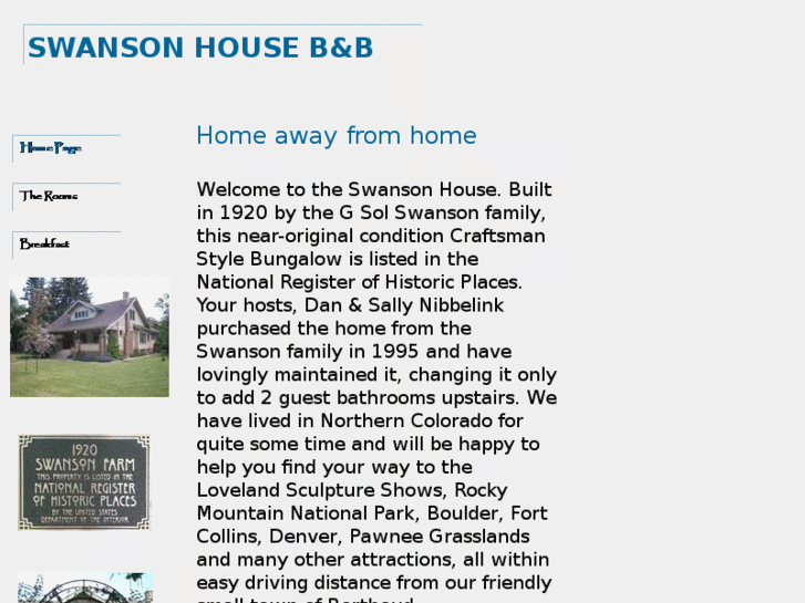 www.swansonhousebandb.com