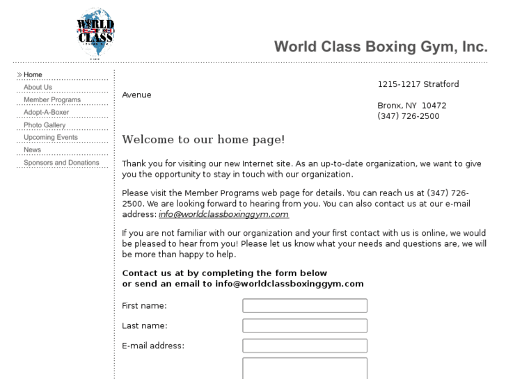 www.worldclassboxinggym.com