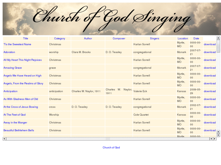 www.churchofgodsinging.com