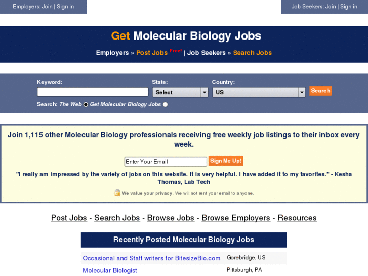 www.getmolecularbiologyjobs.com