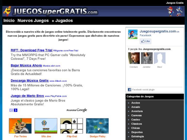 www.juegosupergratis.com