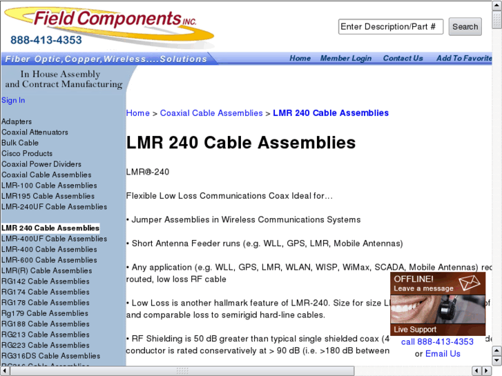 www.lmr240cables.com