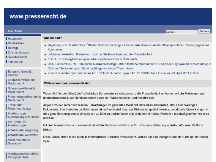 www.presserecht.de