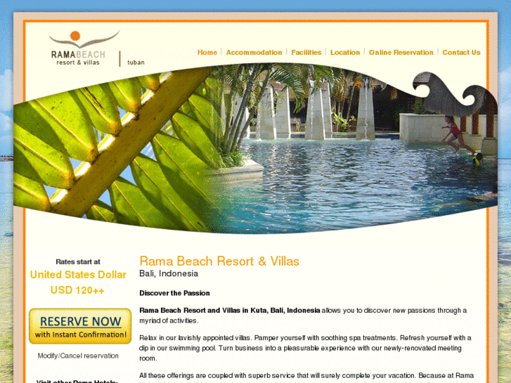 www.ramabeachhotelbali.com