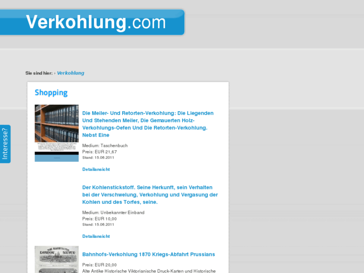 www.verkohlung.com