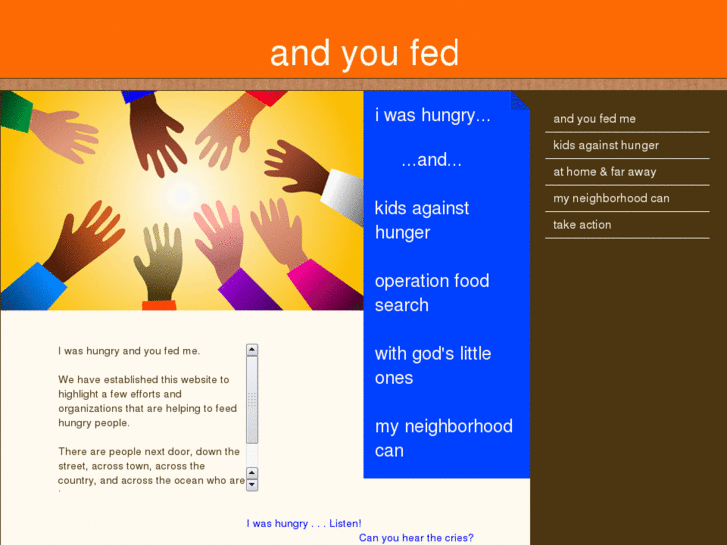 www.andyoufedme.org