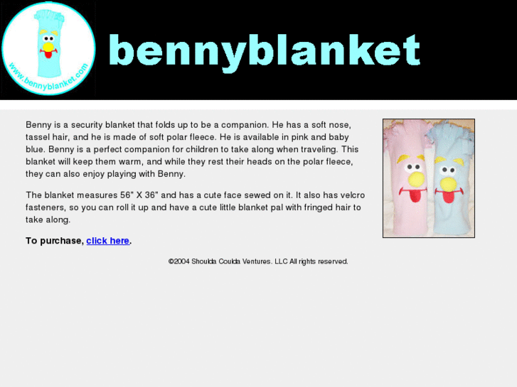 www.bennyblanket.com