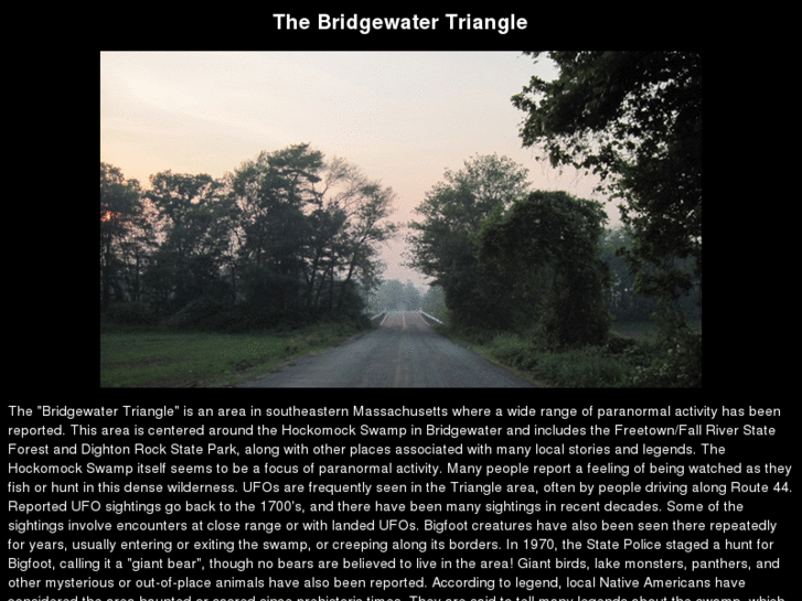 www.bridgewatertriangle.org