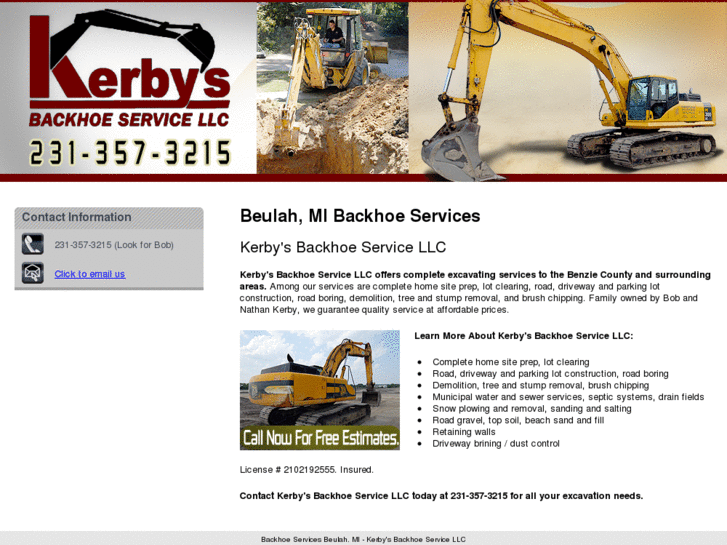 www.kerbysbackhoeservice.com