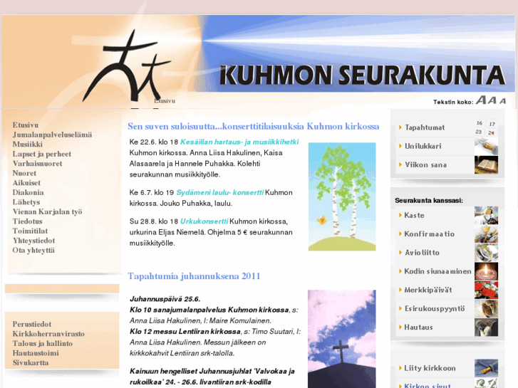 www.kuhmonseurakunta.fi