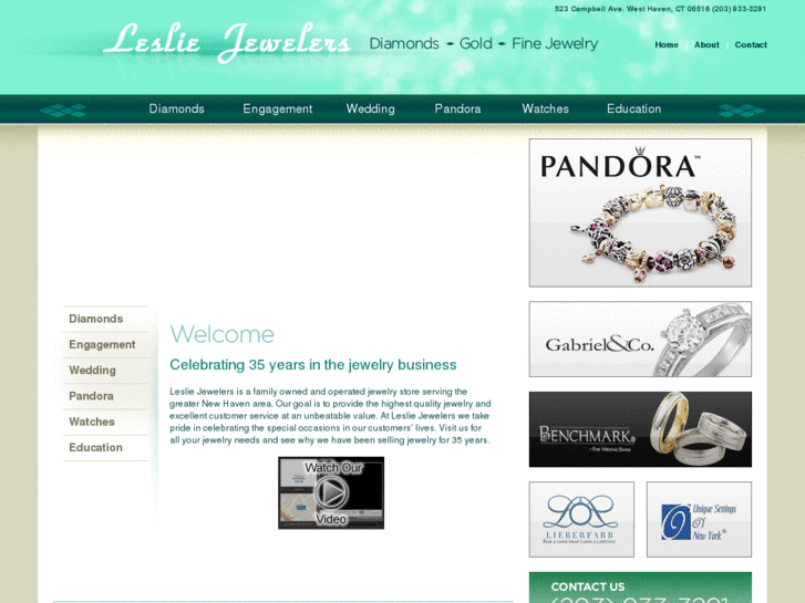 www.lesliesjewelers.com