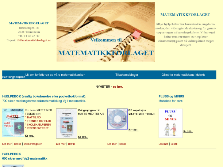 www.matematikkforlaget.no