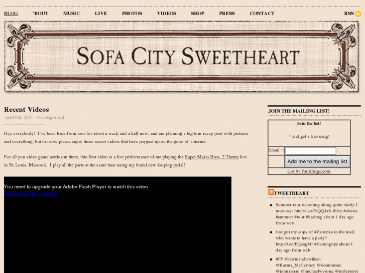 www.sofacitysweetheart.com