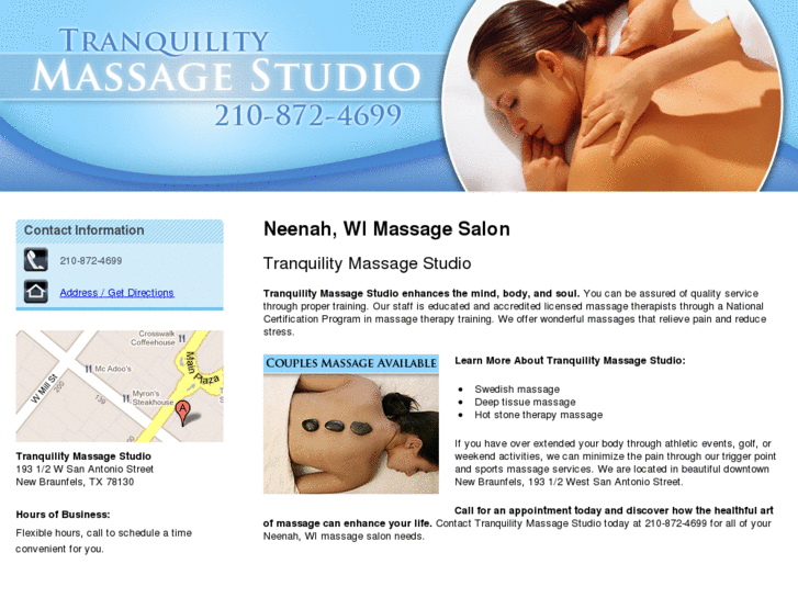 www.tranquilitymassagestudio.net
