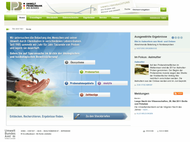 www.umweltprobenbank.de