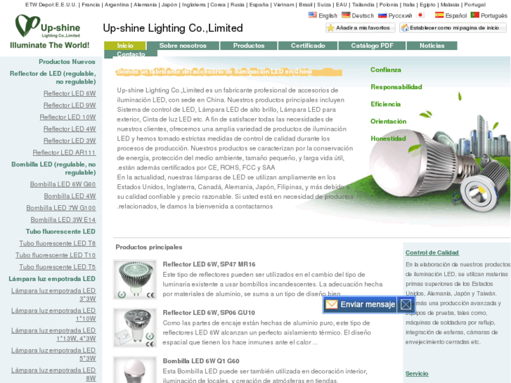 www.upshineled.es