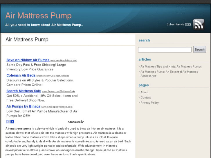 www.airmattresspump.org